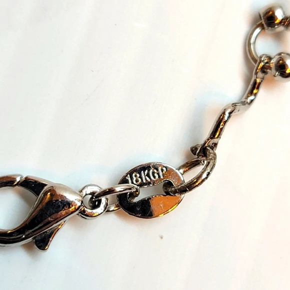 ❤️ 3 for $35 Lot of vintage jewellery earrings  cubic stone bracelet pendant - Picture 8 of 17